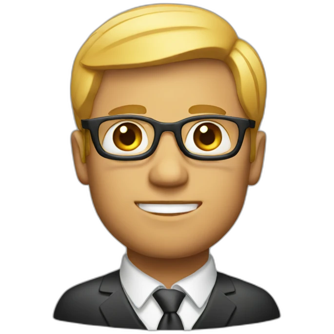 Smart man emoji