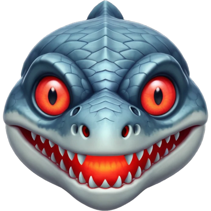 Leviathan – Massive scaled beast with glowing eyes. emoji