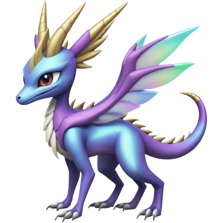 Badass edgy cool realistic Meloetta-Sergal-Cresselia-Palkia-Spyro-Fakémon-creature-hybrid emoji
