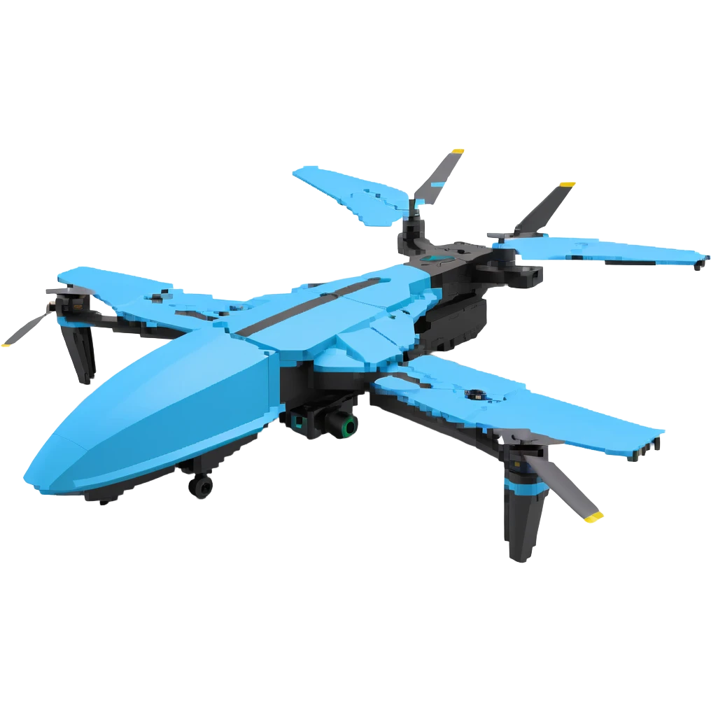 Ukrainian strike drone with a futuristic design emoji