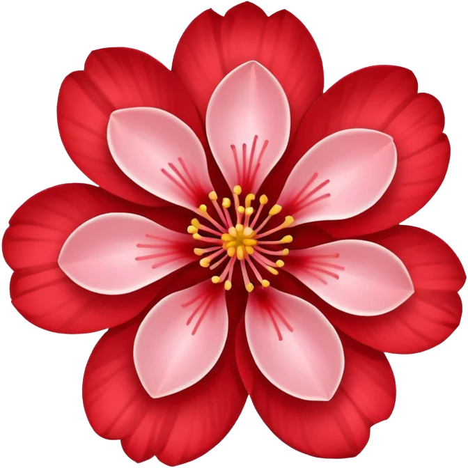 red sakura' emoji