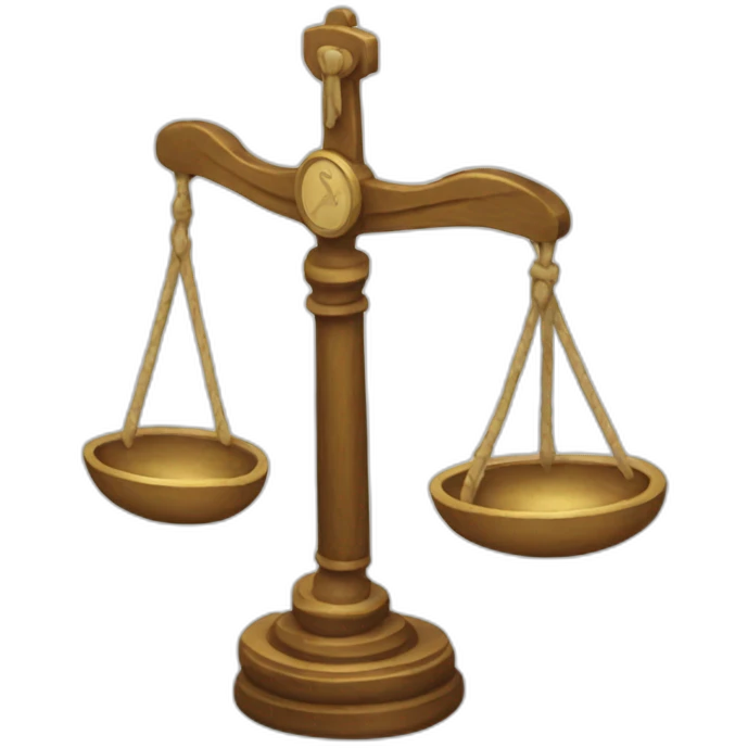 The Bible is on the scales emoji