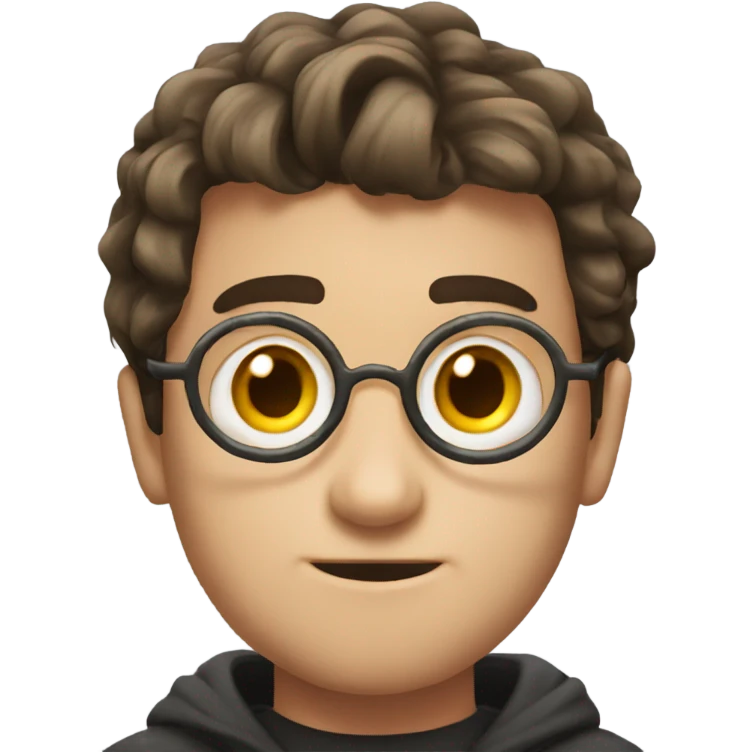 Harry, Harry Potter with lighting scar on forhead emoji