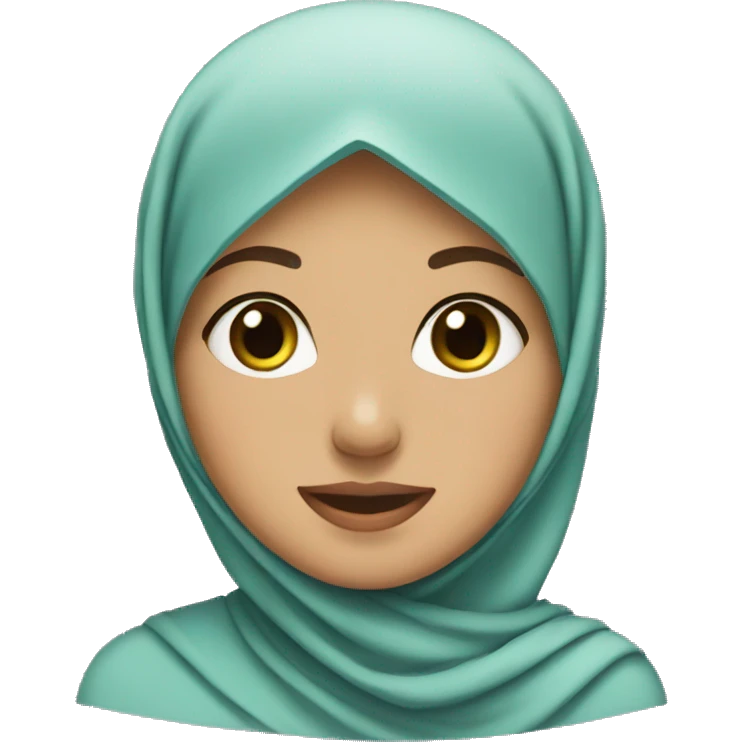 Girl with hijab emoji
