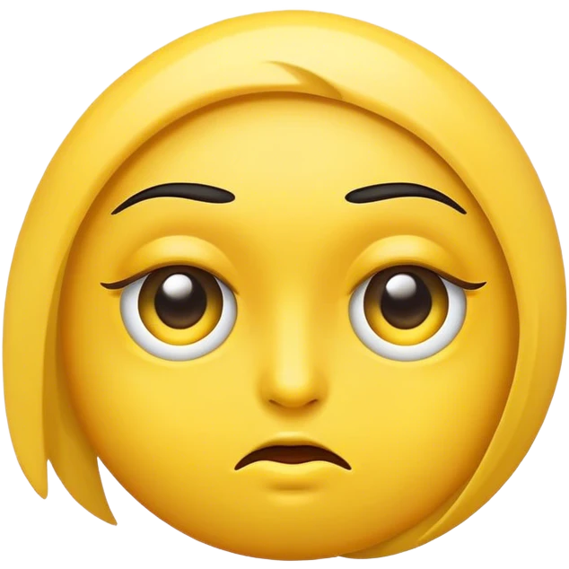 A side eye emoji  emoji