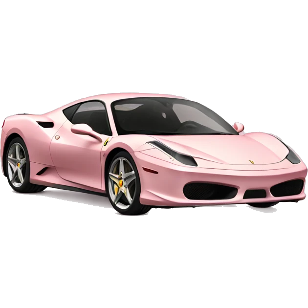 small light pink ferrari  emoji
