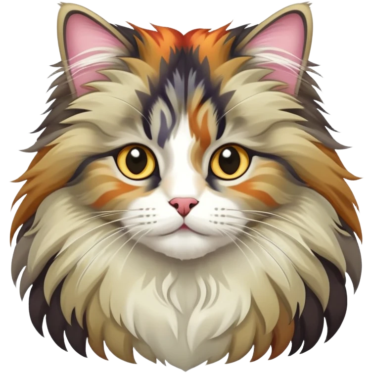 Norwegian forest cat  emoji