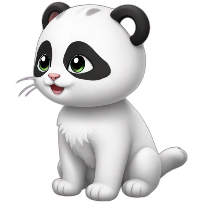 panda kitten emoji