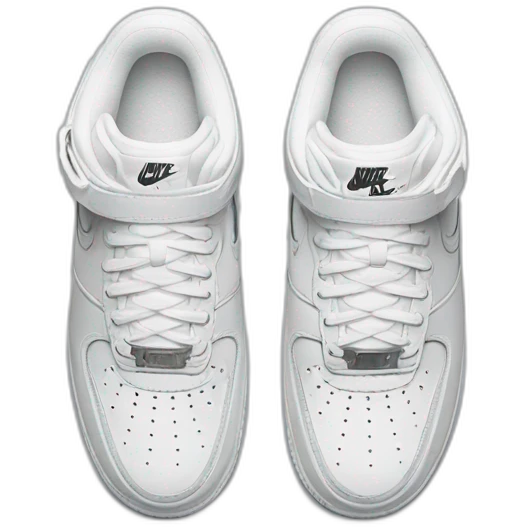 Black Nike air force 1 emoji