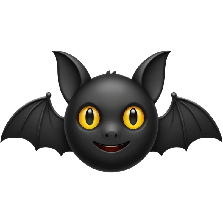 Bat black emoji
