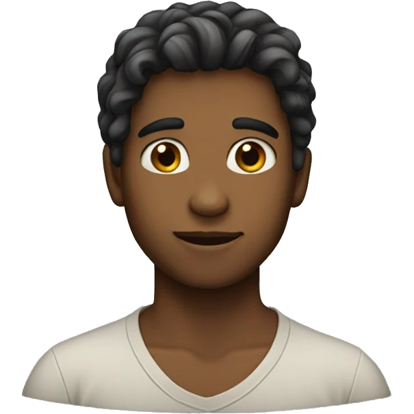 Boy with long hair emoji