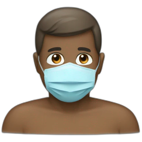 George Floyd taking a breath emoji