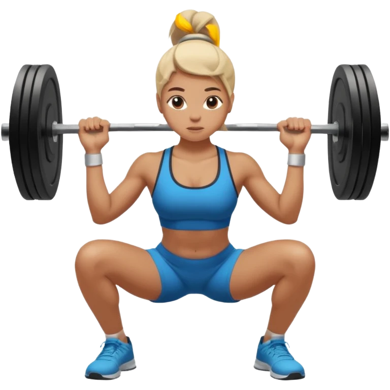 squat in gym emoji
