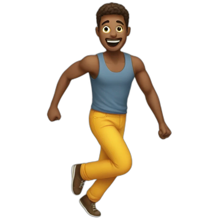 a person gooning emoji