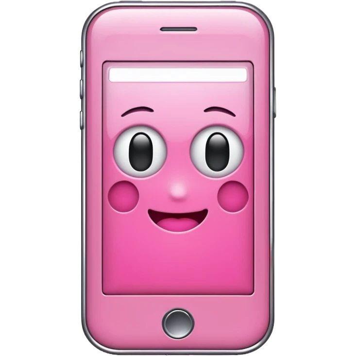 Pink Cell phone emoji