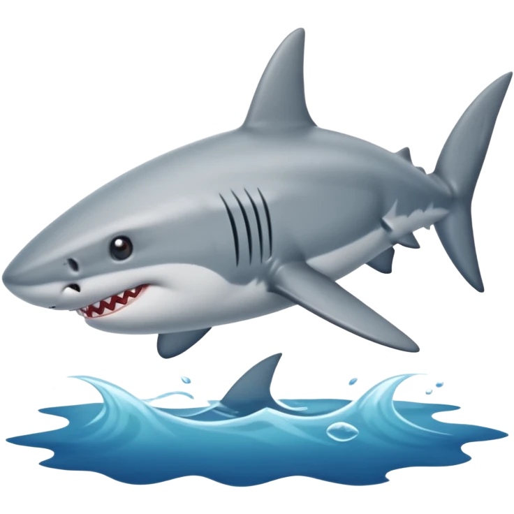 shark with shoes  emoji
