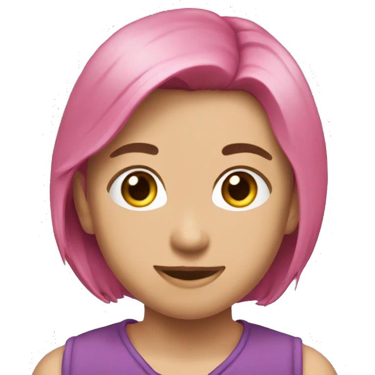 Розовая бабочка  emoji