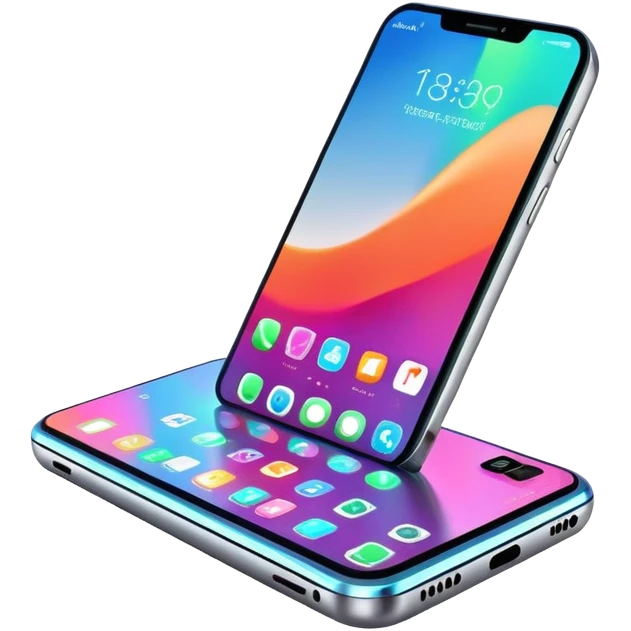 Hyper Futuristic phone emoji