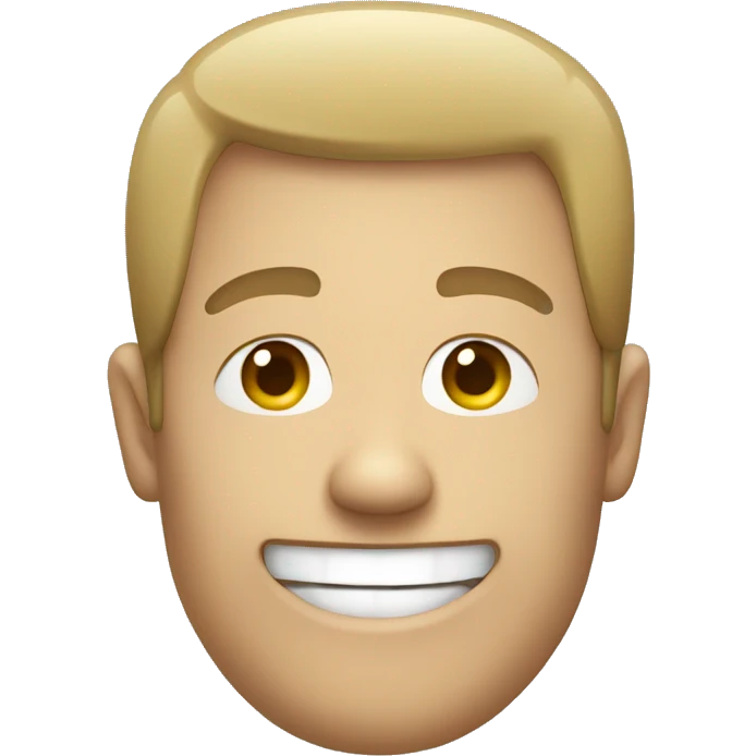 a man in a toilet smiling emoji