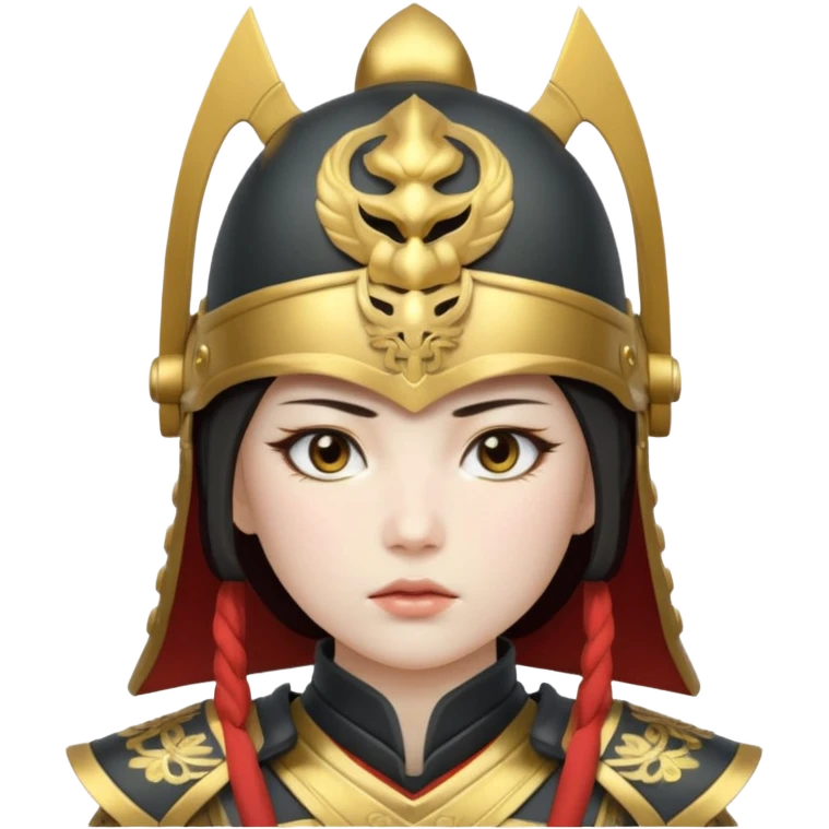 Onna-bugeisha face emoji