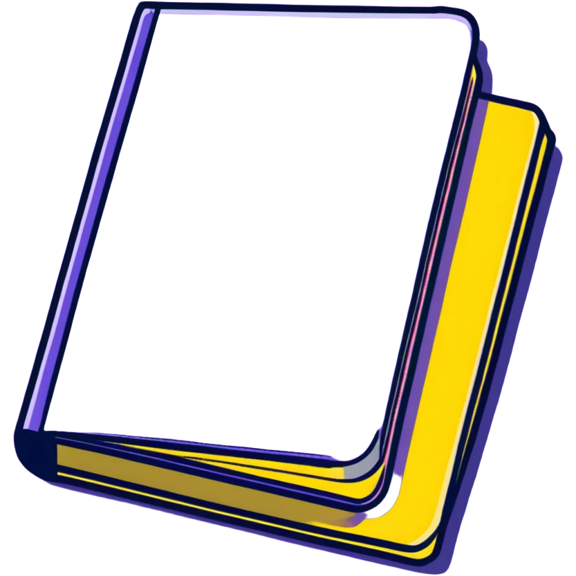 Closed purple book identical to the red book emoji 📕 but purple colored with "VOL. 5" written on the cover emoji