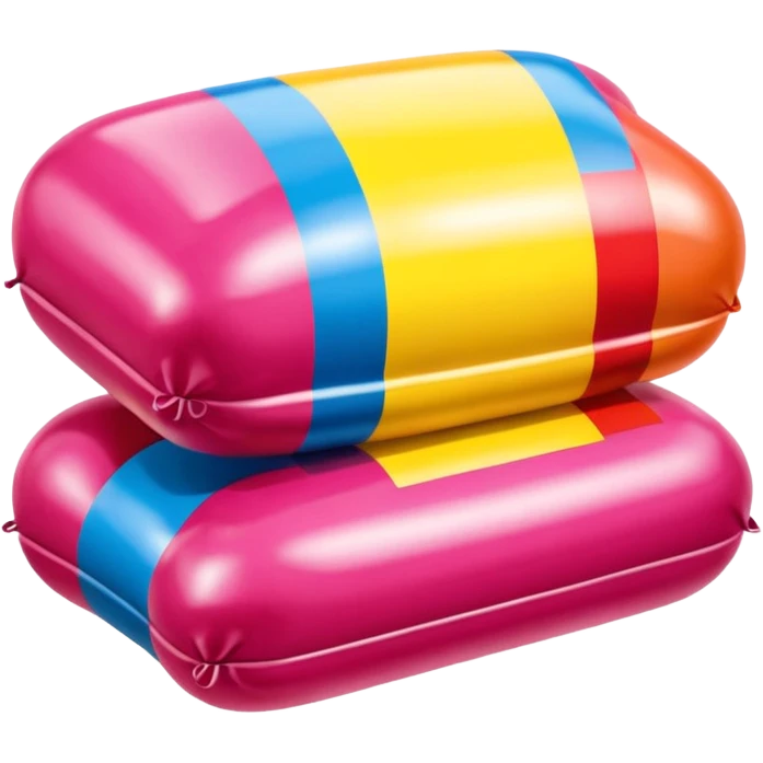  paris SPAM meat jeff koons style inflatable sculpture art painting  emoji