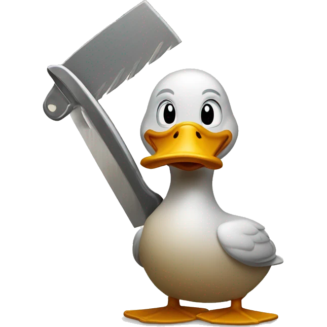 duck with a saw emoji