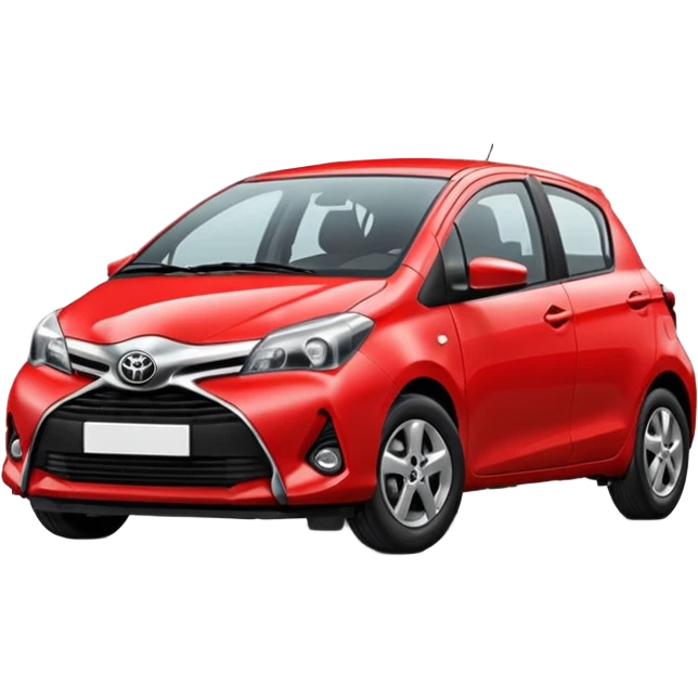 RED TOYOTA YARIS emoji