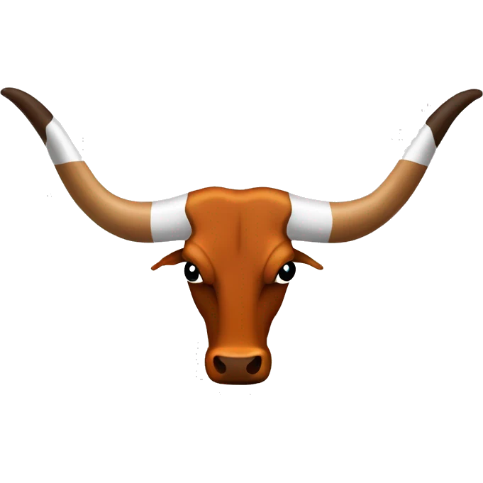 texas longhorn logo turned upside down emoji