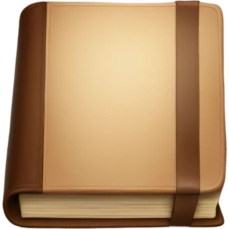 luxury brown book emoji