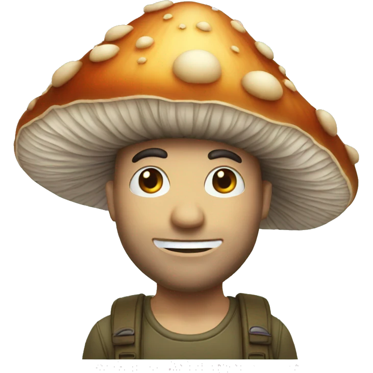 Mushroom man emoji