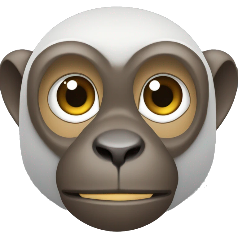 macaquinho mão nos olhos emoji