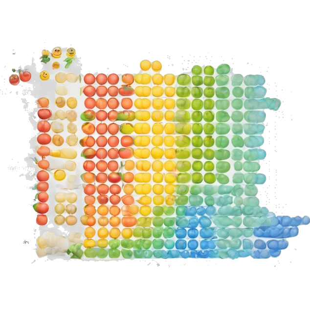 a graph showing different vitamin levels, these include, testosterone, vitamin D and cortisol.  emoji
