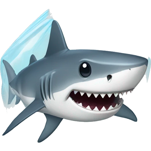 shark in a plastic bag emoji