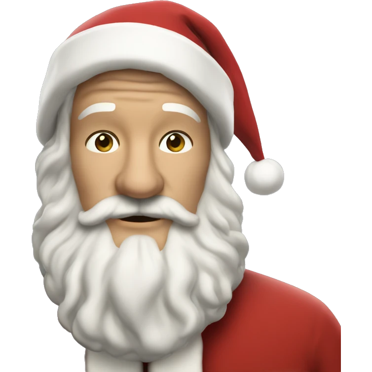 Pedro Pascal as Santa Claus  emoji