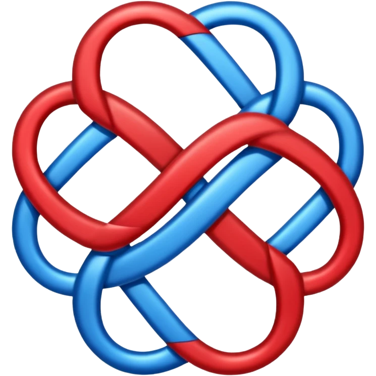 Devops   logo infinty with blue red combo  emoji