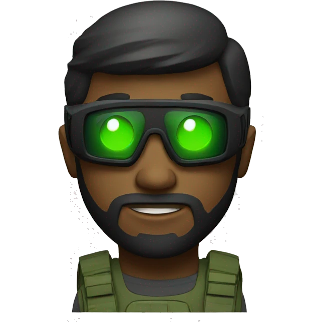 wearing nightvision emoji