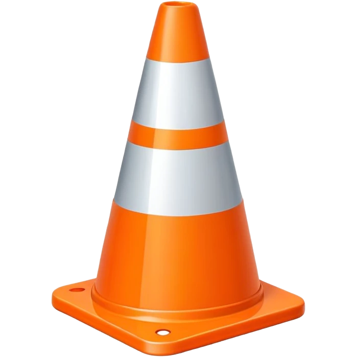 Construction cone emoji