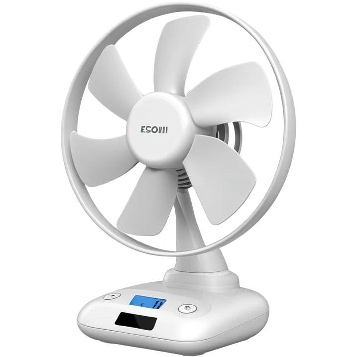 electric desk fan blowing air emoji