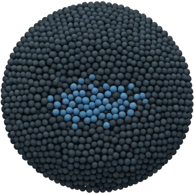 poppy seeds small scatter or mound tiny round seeds dark grey to blue-black matte subtle texture spherical minuscule natural tone variation no jar spoon or baked goods no faces clean 3D soft shadows transparent background emoji scale emoji