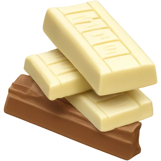 Milkybar white chocolate bar  emoji