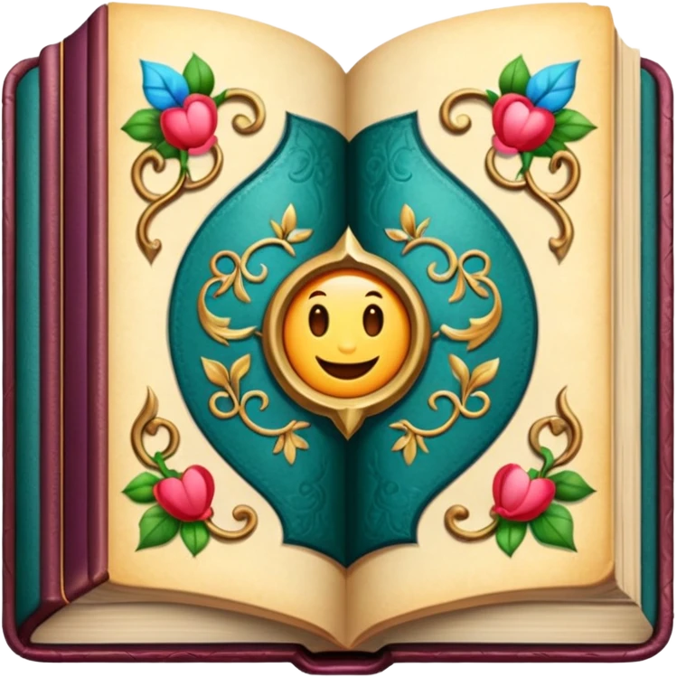 Fairytale book open emoji