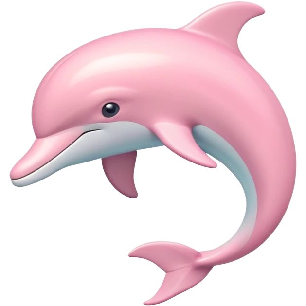 Pastel-pink-colors-dolphin emoji