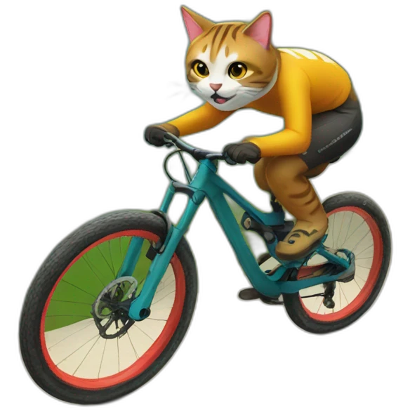 downhill cat emoji