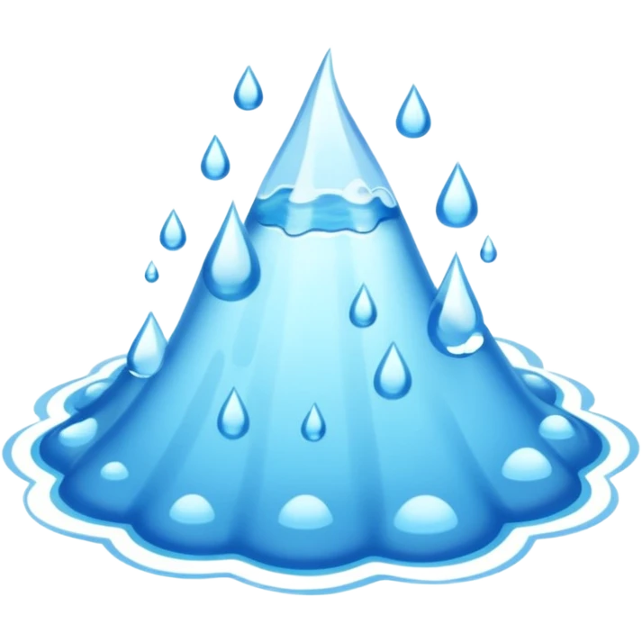 spiled water on the ground emoji