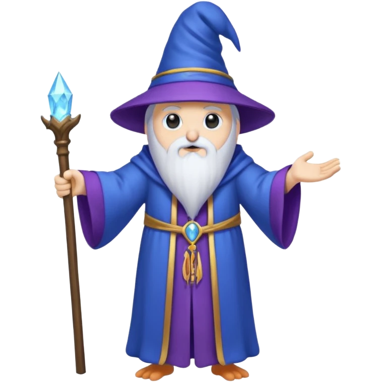 Penguin Wizard emoji