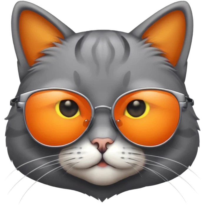 Cat wearing sunglasses emoji