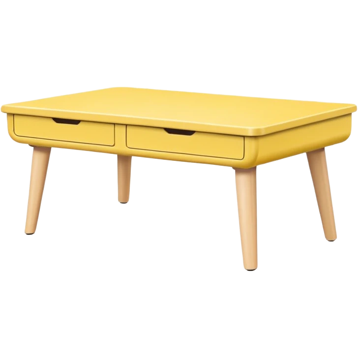 light yellow coffe table
 emoji