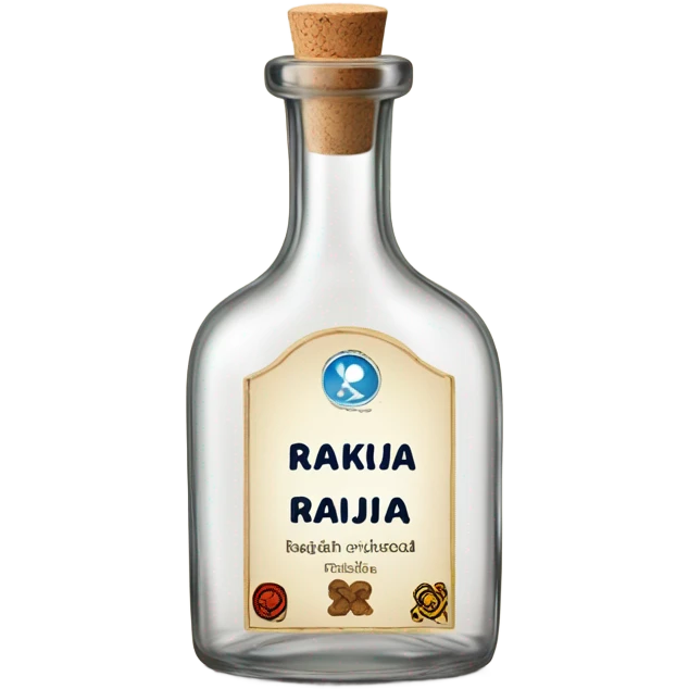 Rakija bottle emoji