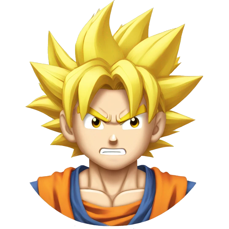 Goku super sayan emoji